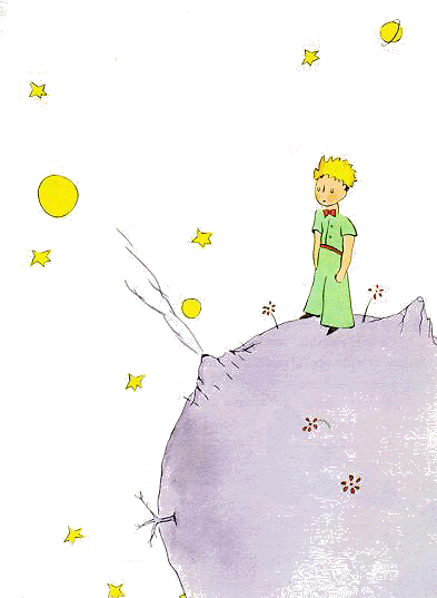 The Little Prince on Asteroid B-612