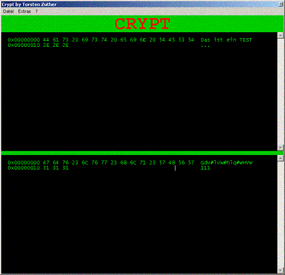 Programm zur Kryptografie